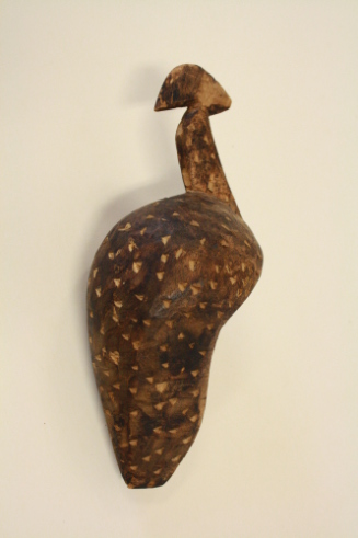 Carved peacock