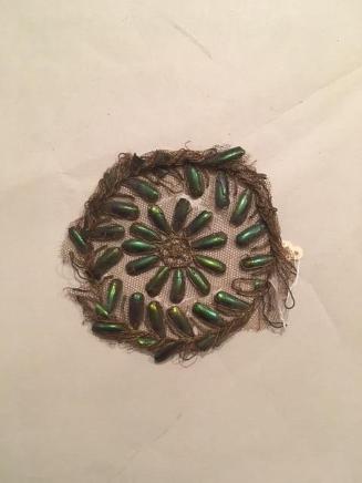 Ornament made from beetle wings