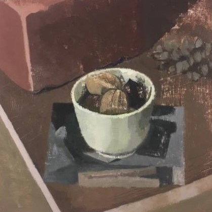 Nuts in a White Cup I