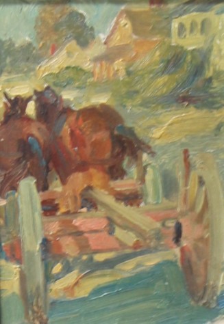 Horses and Wagon