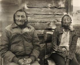 Eugene and His Adopted Daughter Victoria, Lost Dog Creek, Pine Ridge Reservation, SD