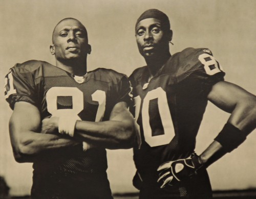 Tim Brown and Jerry Rice, Alameda, CA