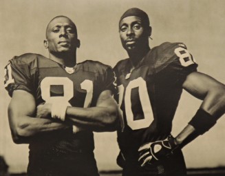 Tim Brown and Jerry Rice, Alameda, CA