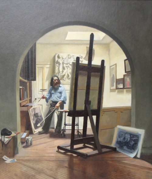 Self-Portrait in the Studio