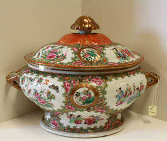 Rose Medallion Covered Tureen
