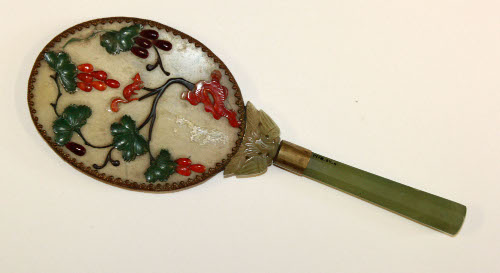 Hand mirror with case