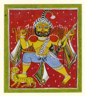 Narasimha, incarnation of Vishnu as a lion