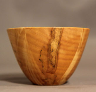 Maple Bowl with Burl
