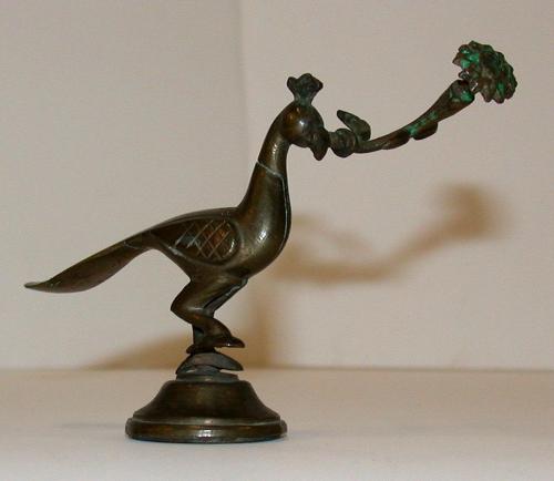 Peacock figure