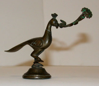 Peacock figure