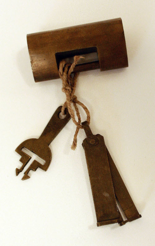Padlock and key