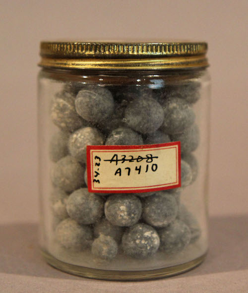 Jar of musket balls