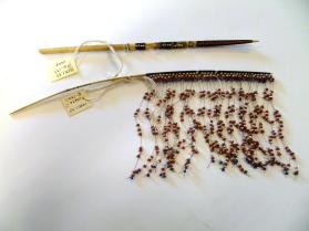 Beaded hair ornament