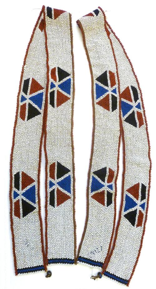 Beaded chest ornament