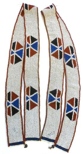 Beaded chest ornament