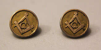 Masonic cufflinks