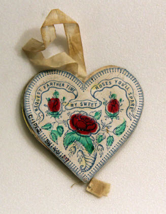 Heart-shaped puzzle purse