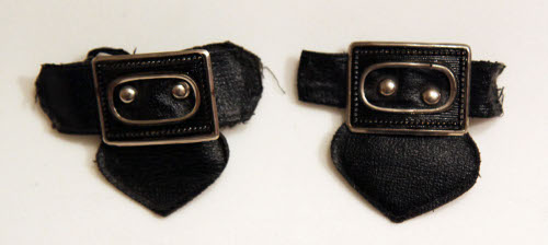 Pair of shoe buckles