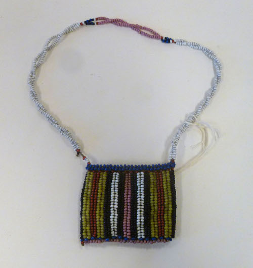 Beaded pouch