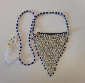 Beaded tab on string