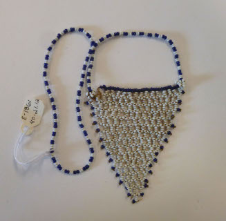 Beaded tab on string