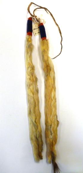 Ermine skin pendants