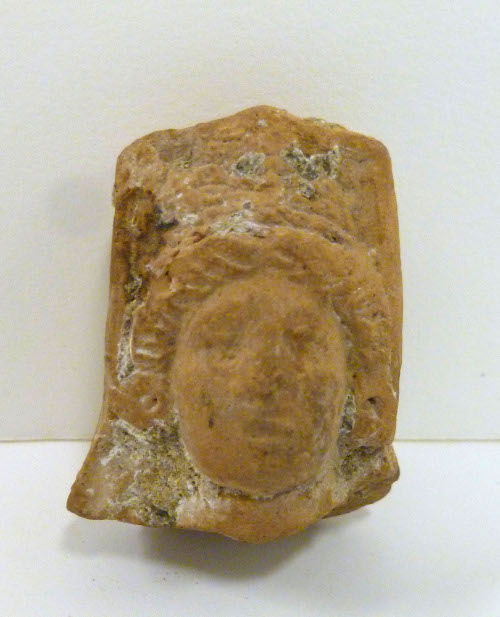 Head of Kybele figurine