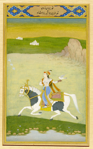 Queen with her Horse and Falcon