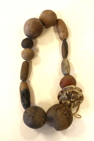 String of stone beads