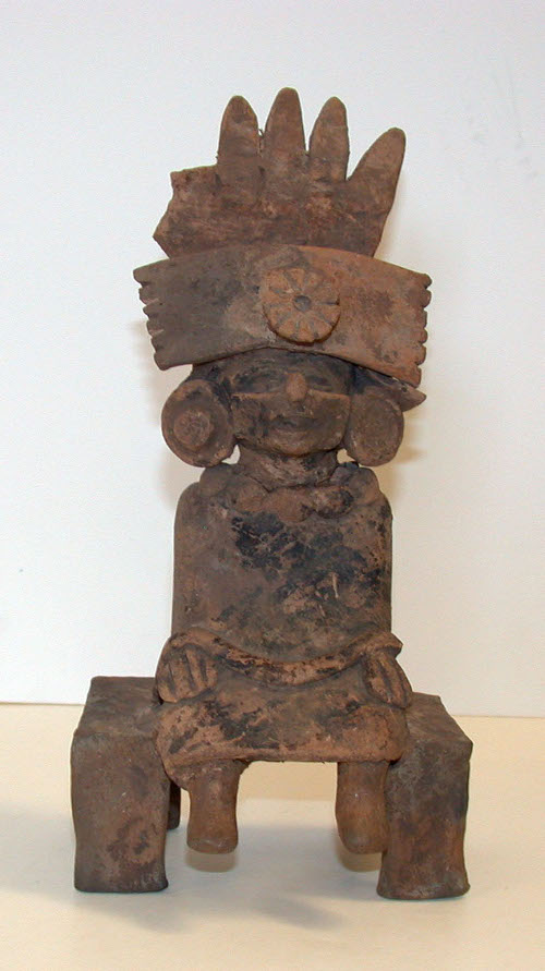 Seated figure