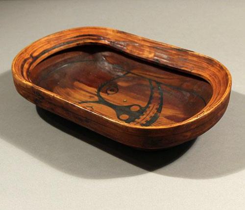 Bent-wood serving dish