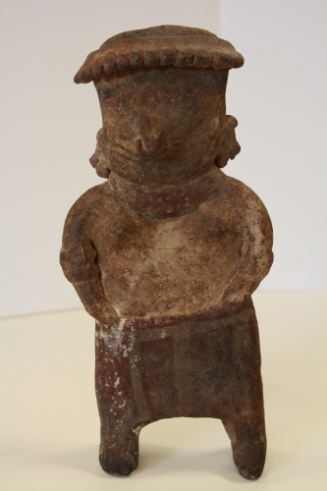 Flat pottery figure