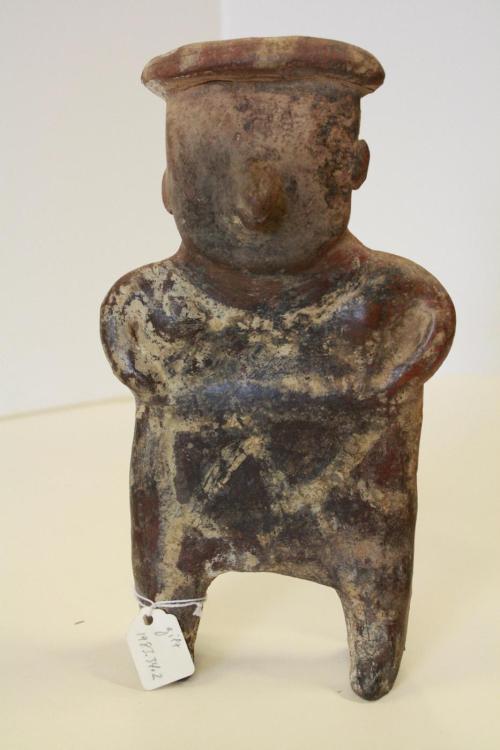 Flat pottery figure