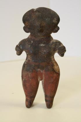 Flat pottery figure
