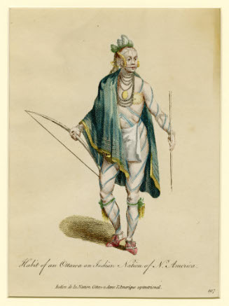 Habit of an Ottawa Indian