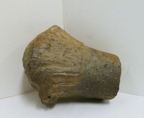 Plaster cast of handle