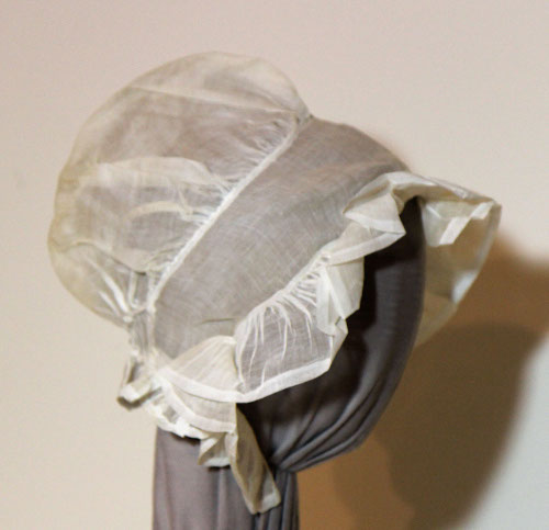 Ruffled cap