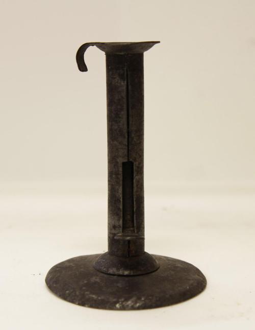 Candle holder with candle