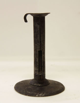 Candle holder with candle