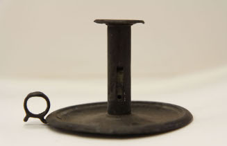 Candle holder with bobeche