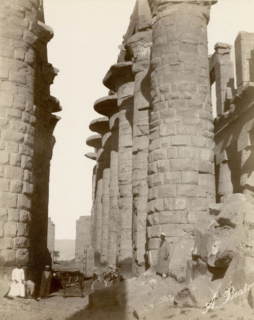 Pillars, Great Hall, Temple of Karnak