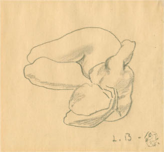 Nude lying on her side