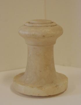 Alabaster stand or seal