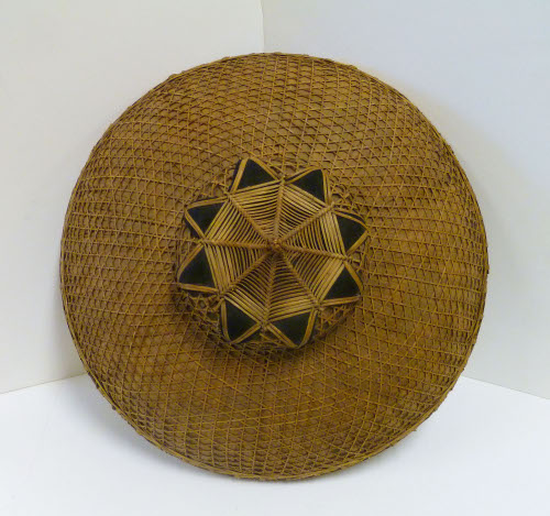Hat with Peaked Crown and Circular Brim