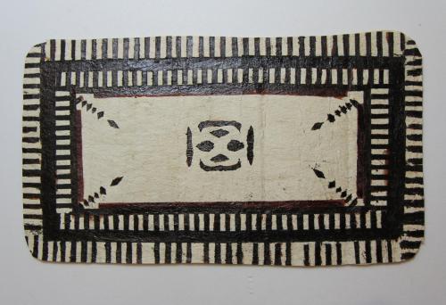 Bark cloth mat