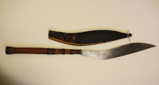 Sword, or talibong, and sheath