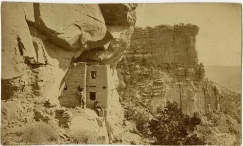 Ancient Ruins in the Center of the Mancos