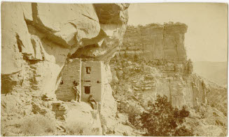 Ancient Ruins in the Center of the Mancos