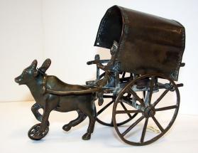 Toy ox cart