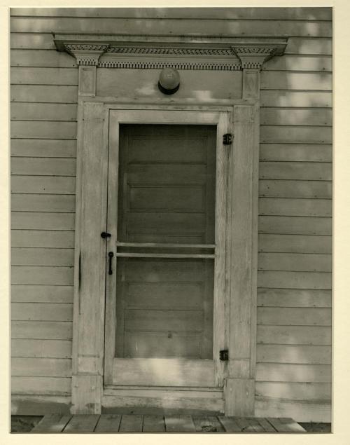 Chittenden County, Colchester, Dingler Farm, 1810, Front Door